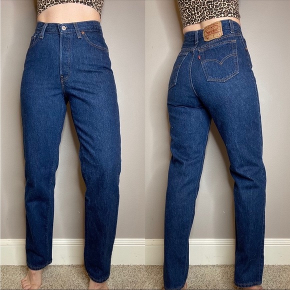 Levi’s vintage high waist 90’s 501 button fly XX size 32/31 mint condition - Picture 2 of 10